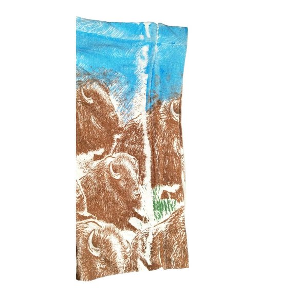 Vintage T shirt Indian Buffalo All Over Print Native American XL Chief Tribal - Picture 6 of 8